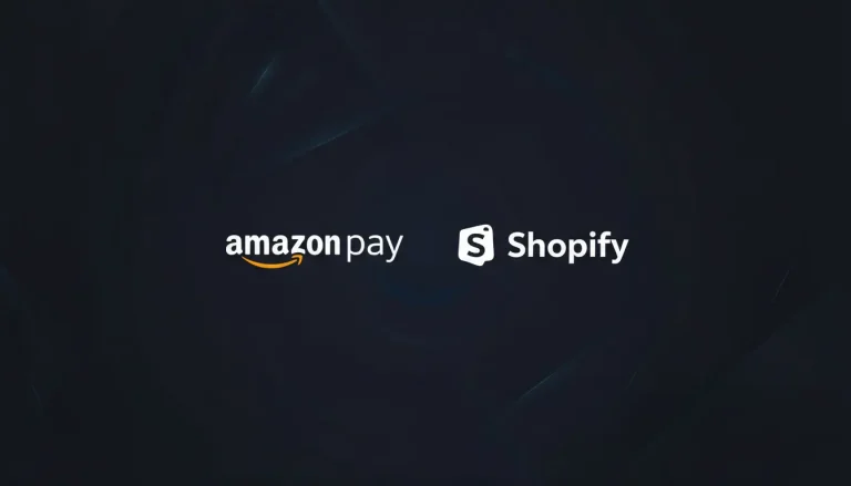 hero image for article with amazon and shopify logo on
